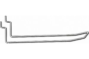 Lochhaken 10 cm (Stück), für Karella Vitrine (Art. 8080.01).